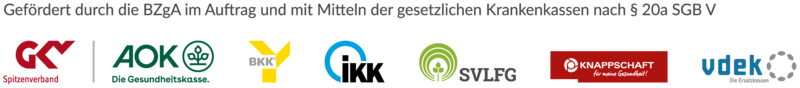 Logos mehrerer Krankenkassen