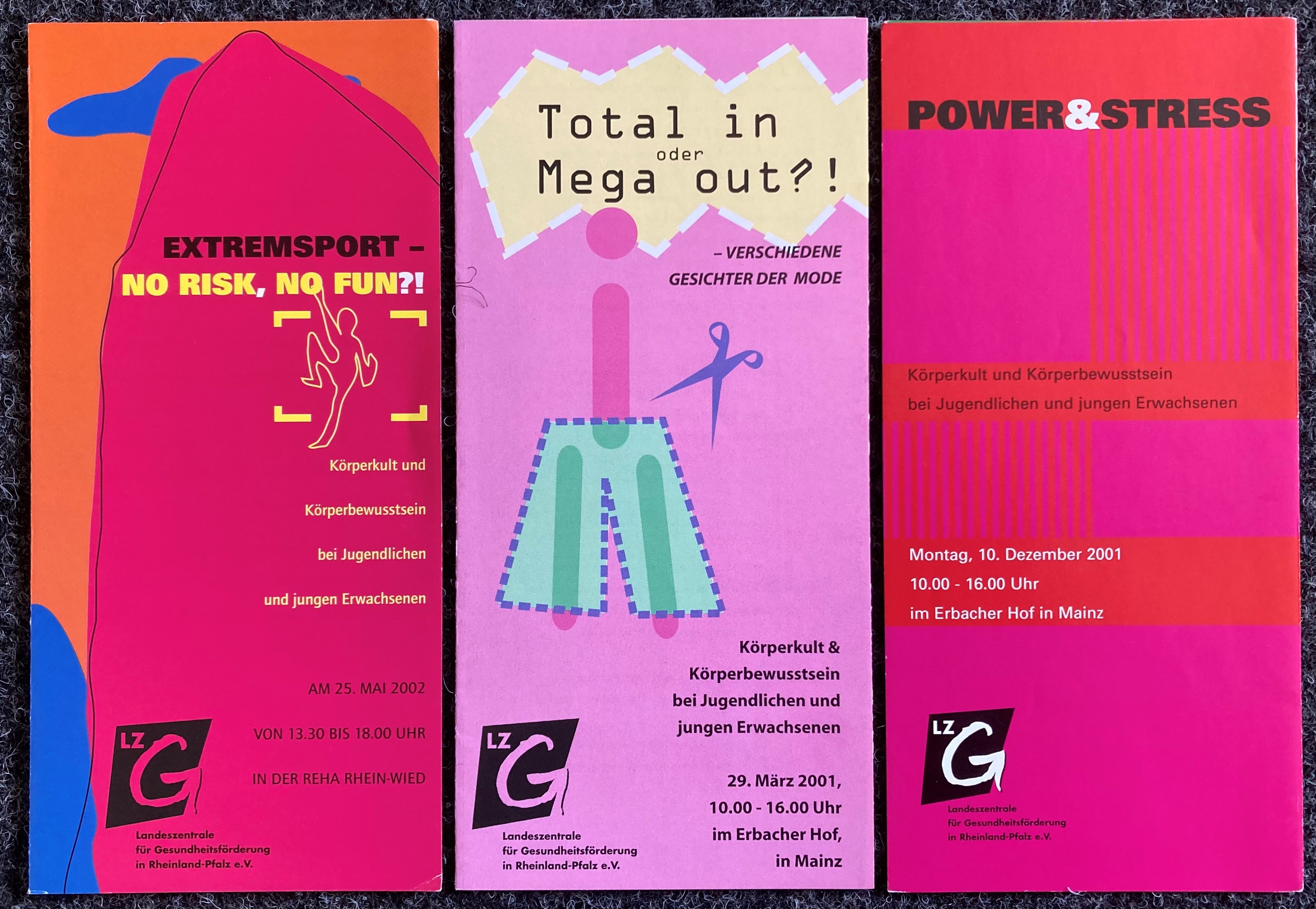 Flyer zum Thema: Körperkult und Körperbewusstsein